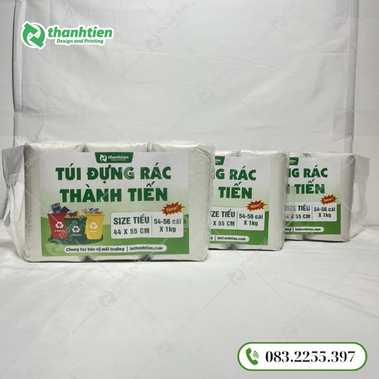 Túi đựng rác màu trắng sữa