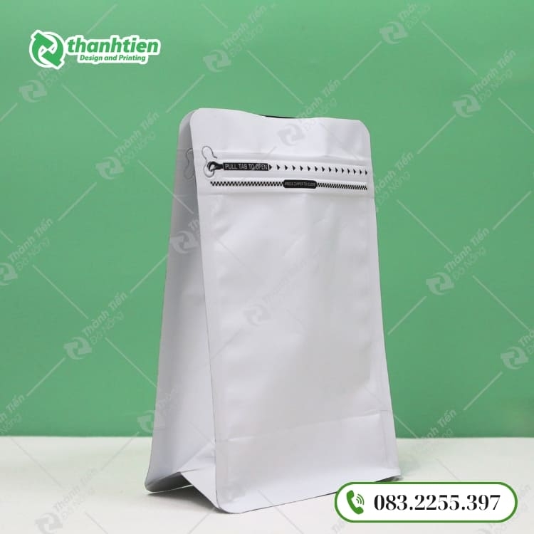 Mẫu túi zip 8 cạnh thiết kế sang trọng