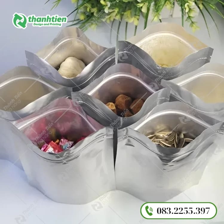 Túi zipper khóa vuốt miệng kín khí