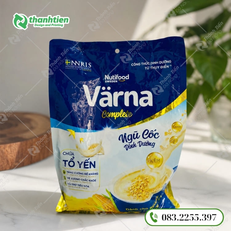 Bao bì đựng bột ngũ cốc in ấn theo yêu cầu riêng