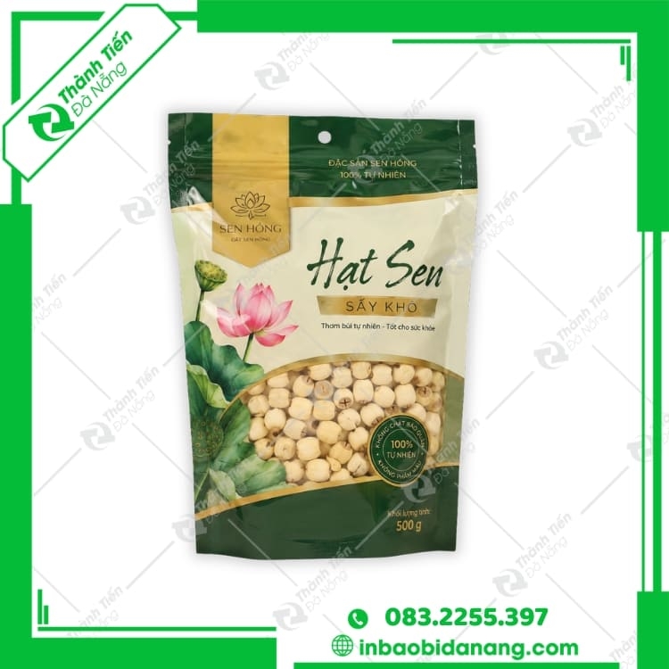 Bao Bì Hạt Sen Cao Cấp – In Đẹp, Bảo Quản Hiệu Quả
