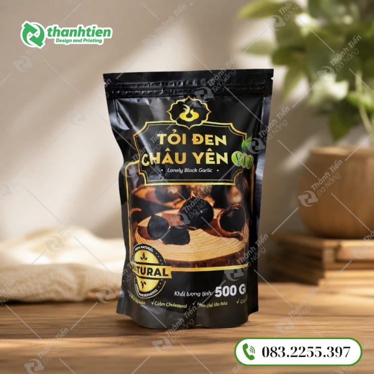 In bao bì tỏi đen giá sỉ tại Đà Nẵng