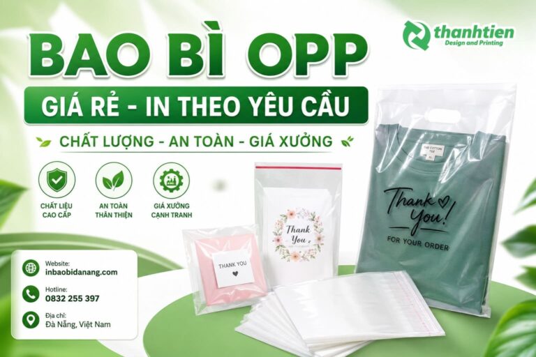 Túi opp giá rẻ, sản xuất và in theo yêu cầu
