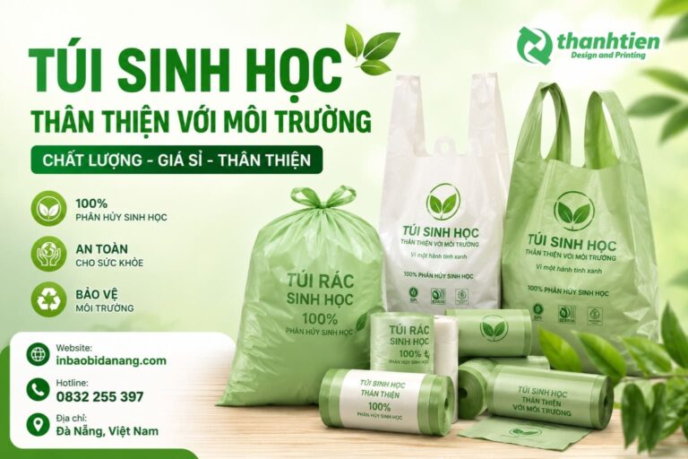 Túi tự hủy sinh học thân thiện với môi trường