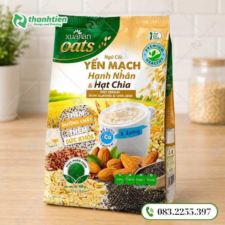 Túi xếp hông đựng ngũ cốc cao cấp