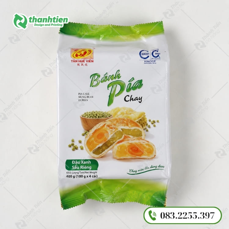 Bao bì đựng bánh pía đẹp, chống ẩm tốt