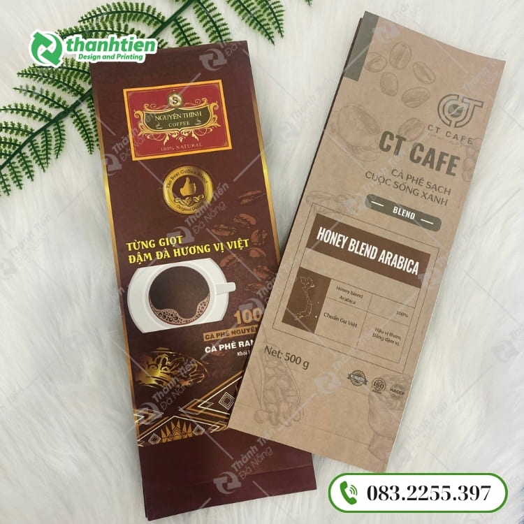 Túi 4 cạnh in ấn theo yêu cầu