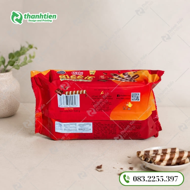 In túi đựng bánh quế theo yêu cầu