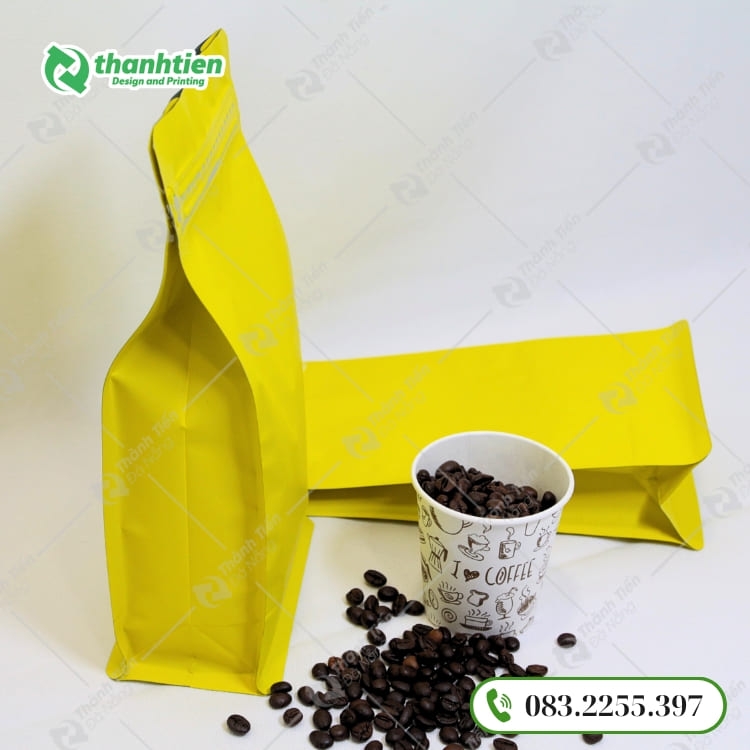 Túi zip 8 cạnh thiết kế đẹp, chống ẩm và bảo quản tối ưu 