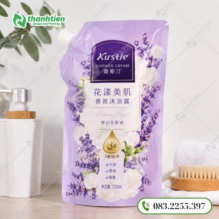 Túi sữa tắm có vòi tiện dụng