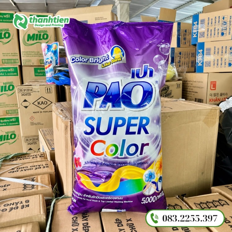 In bao bì bột giặt giá rẻ tại Đà Nẵng