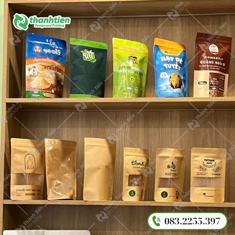Túi zip ghép màng phức hợp in theo yêu cầu 