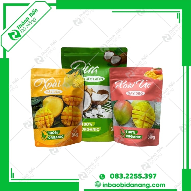 Túi Zip Ghép Màng Phức Hợp Cao Cấp, In Theo Yêu Cầu Đà Nẵng