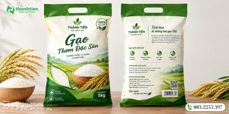 Mockup bao bì thực phẩm